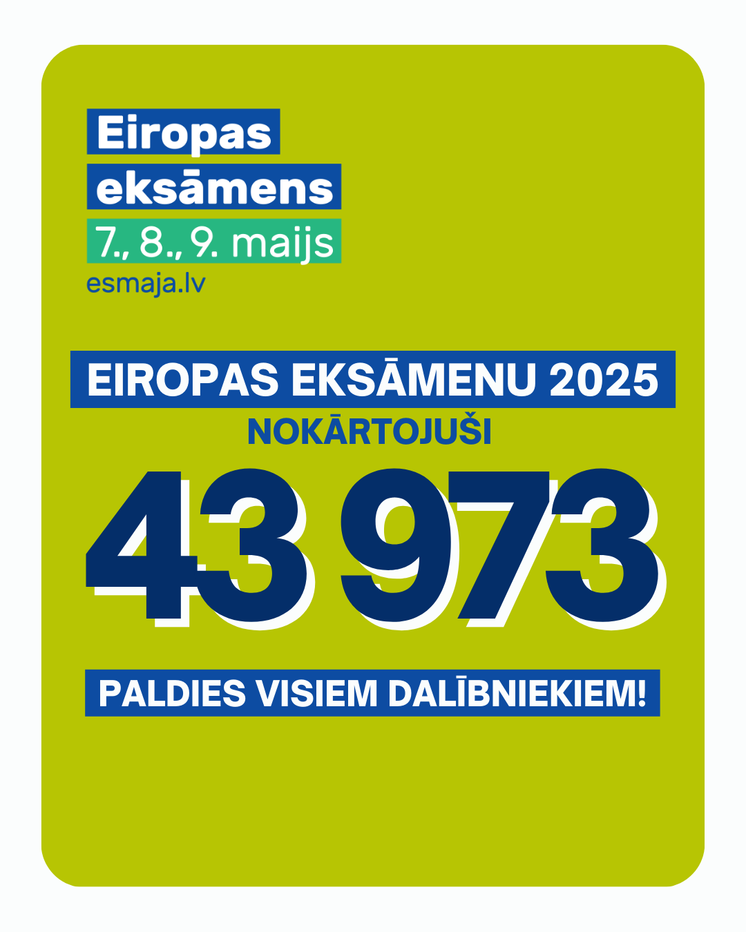 Paldies visiem dalībniekiem!