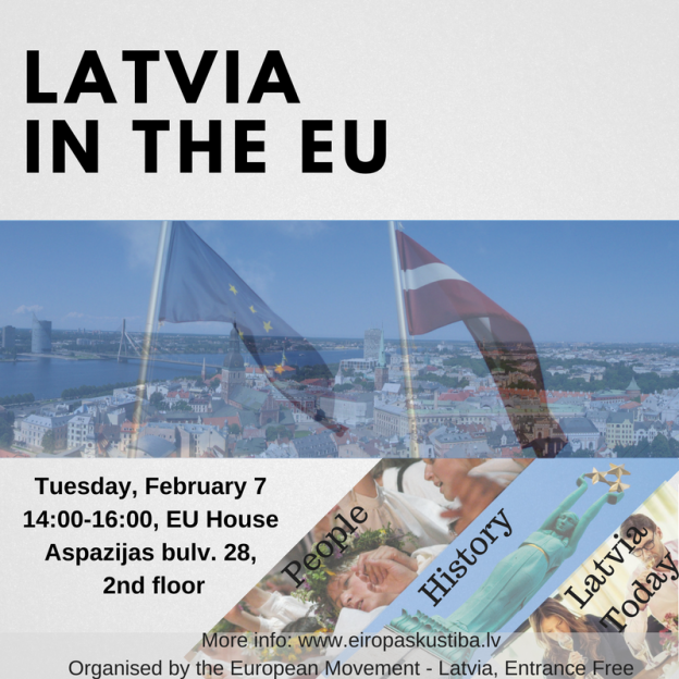 Atvērtā lekcija studentiem "Latvija Eiropas Savienībā - cilvēki, vēsture, sabiedrība šodien"