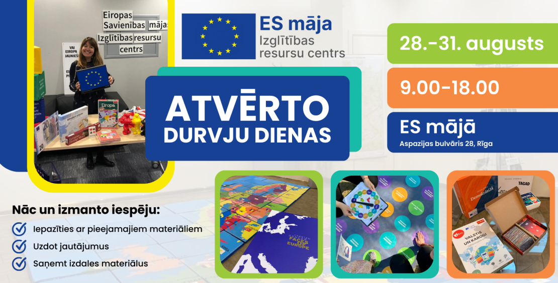 Atvērto durvju dienas ES mājas Izglītības resursu centram